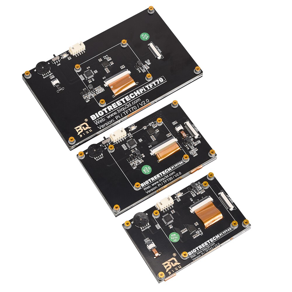 BIGTREETECH-pantalla táctil PITFT50 V2.0 PITFT70 PI TFT43, piezas de impresora 3D, pantalla LCD DSI, para Octoprint Raspberry Pi 4 3B Plus 2B