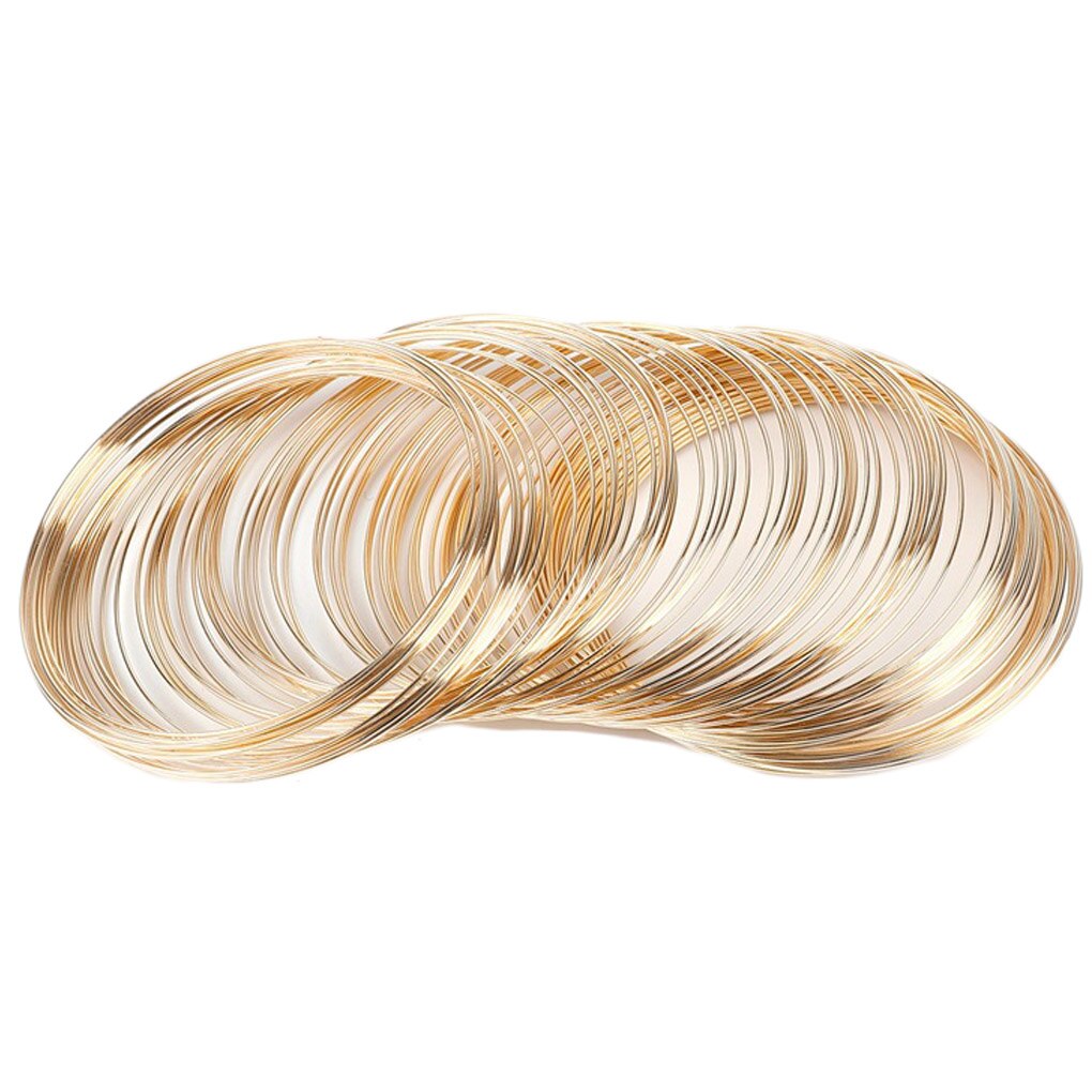 100 Cirkels Sieraden Wire Bangle Armband Maken Kralen Wire Wrap Diy Sieraden Maken Ketting Geheugen Koord