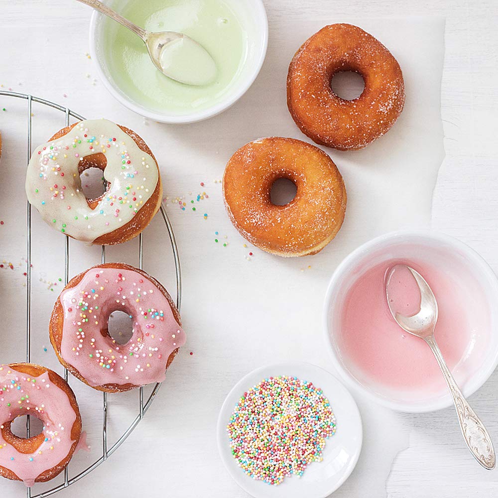 6-See-Silikon-Krapfen-bilden, Backform, antihaftbeschichtet, zum Backen, Gebäck, Schokolade, Kuchen, Nachtisch, DIY-Dekoration, Werkzeuge, Bagels, Muffins, Donuts