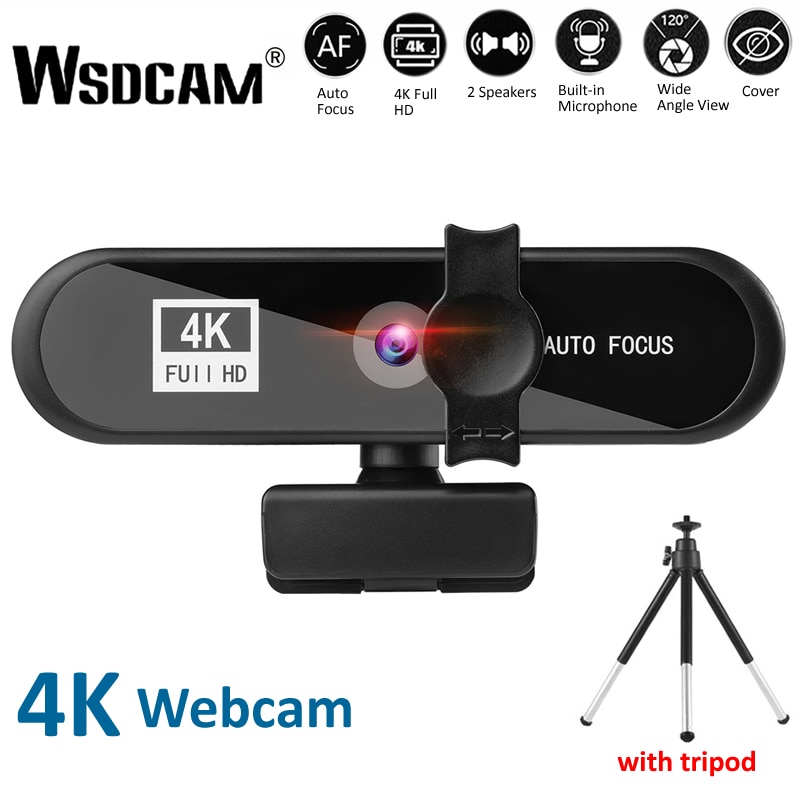 2K 4K Webcam Konferenz PC Webcam Autofokus USB Netz Kamera Laptop Schreibtisch für Büro Treffen Hause Mit MIC 1080P Volle HD Netz Nocken