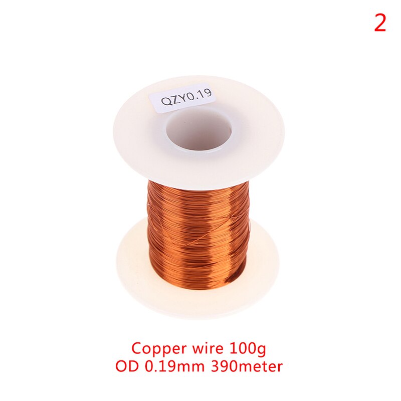 0.13mm to 1.25mm copper wire Magnet Wire Enameled Winding wire Coil Wire 100g: A2