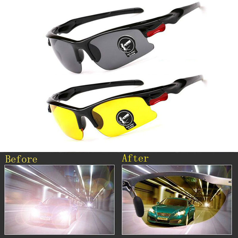 Auto Nachtsicht Fahrer Brillen Anti-Blendung Brille Radfahren Gläser Fahrrad Sonnenbrille Frauen Männer Sonnenbrille Sport Reiten Gläser