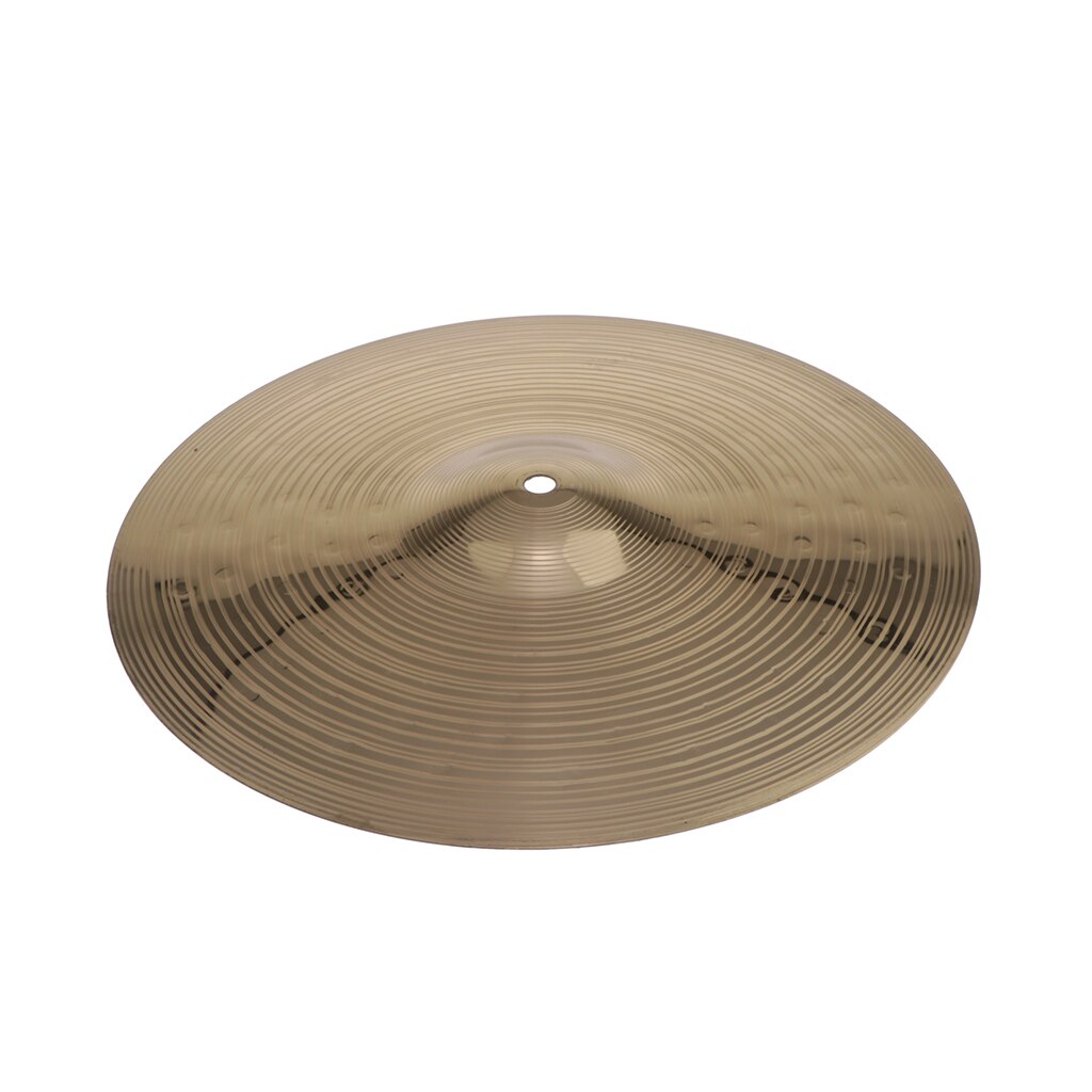 MagiDeal 14 Inch Brass Crash Cymbal Hi Hat Cymbals for Drum Percussion Set