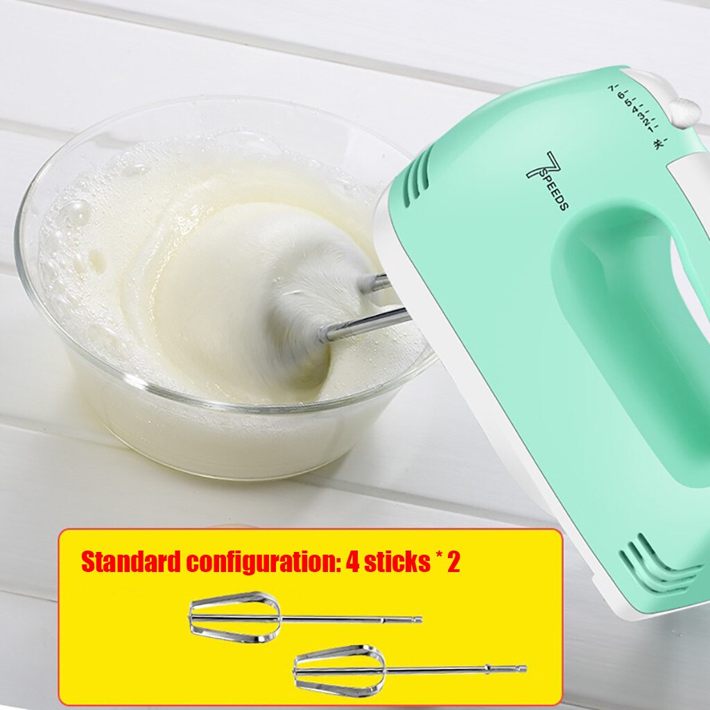 Electric Cake Stand Mixer Food Mixers Beater Kitchen Bowl Aid Whisk Mixing Egg Beater Cake Baking Handheld egg-beater US plug #G