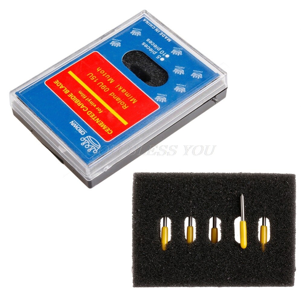 5Pcs 30 45 60 Degree Blade Cutting Plotter For Mimaki Vinyl Cutter Blade Set