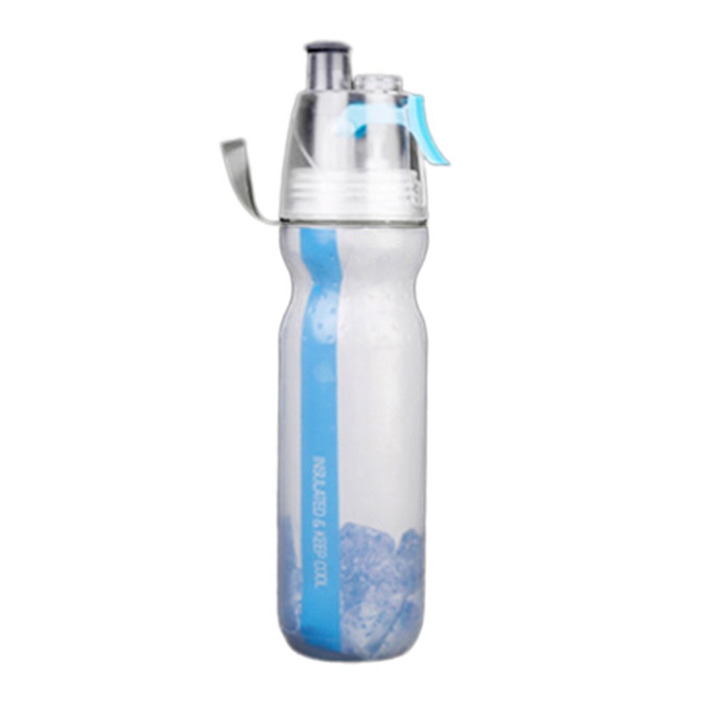 Spray cykel cykel udendørs sport flaske koldt vand flaske anti-ekstrudering anti-burst anti-lugt vand opbevaring: Blå