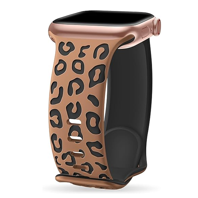 Engraved Strap For Apple Watch Band 45mm 44mm 46mm 42mm 41mm 40mm 49mm Silicone Correa Bracelet Series 8 9 10 7 SE 6 5 4 Ultra 2: Purple Green / 22mm