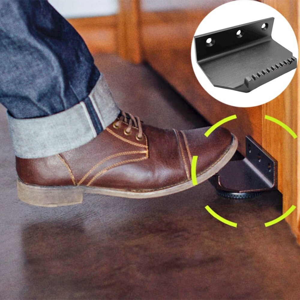 No touch Foot Door Opener Tools Stainless Steel No Contact Foot Pull Opener Hands Free For Home Business Restaurant