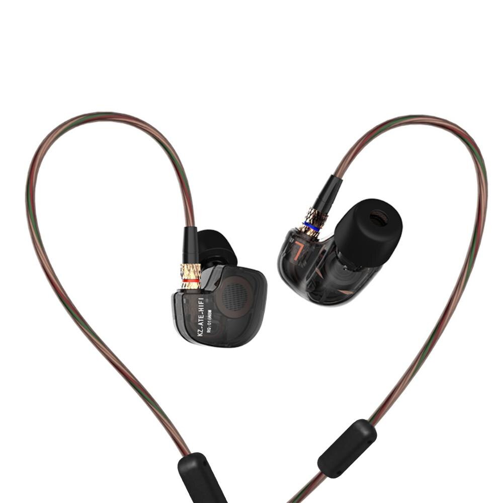 KZ ATE In Ear Earphone Driver HiFi Sport Running Music Earbuds Microphone Headset KZ EDX ZST ED12 ZS3 ES4 ZSE ED9