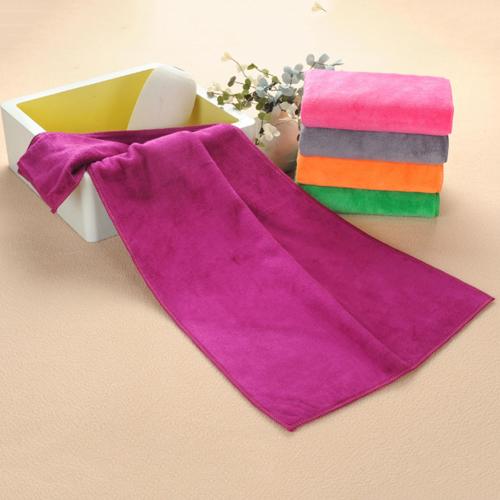 Microfiber Super Absorbent Quick Dry Shower Salon Shop Hair Drying Towel: Wine Red