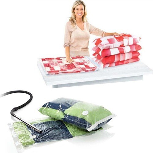 Ülbag Vacuüm Opbergtas 3 Set Van Kleding Quilt Deken De Holdall Vacuüm Opbergtas