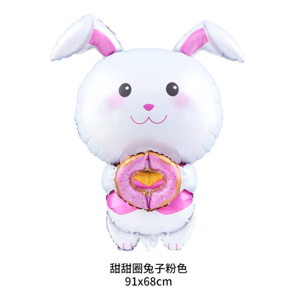 Pasen Folie Opblaasbare Bunny Ballon Staande Bunny Ballon Konijn Vormige Ballonnen voor Indoor Outdoor Yard Kids Pasen Speelgoed Decor