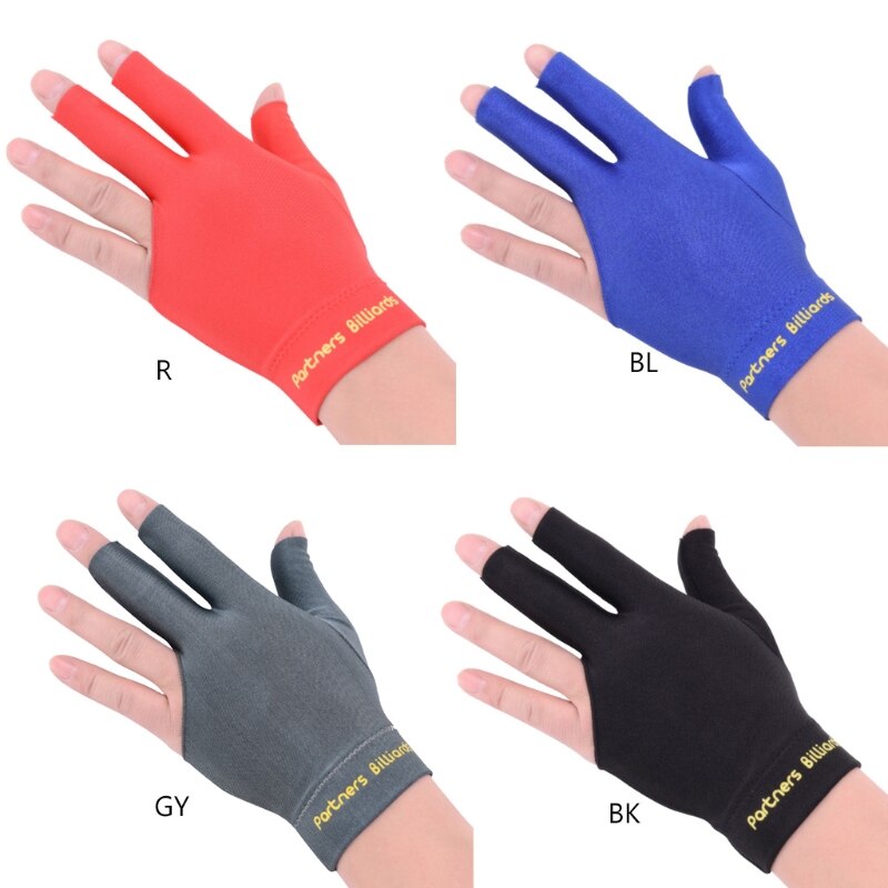 Billard Drei Finger Handschuh Snooker Handschuh Besondere hoch Klasse Billard Handschuhe 62KF