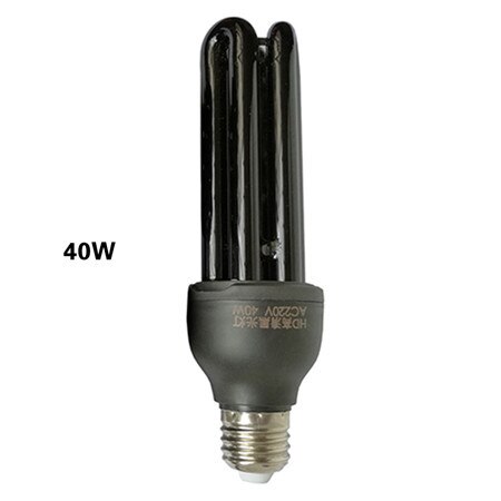 Uv fluorescerende bakteriedræbende lampe sort lys deinsectization lampe identificere forfalskninger scene pære  ac220v-  lige rør: 40w