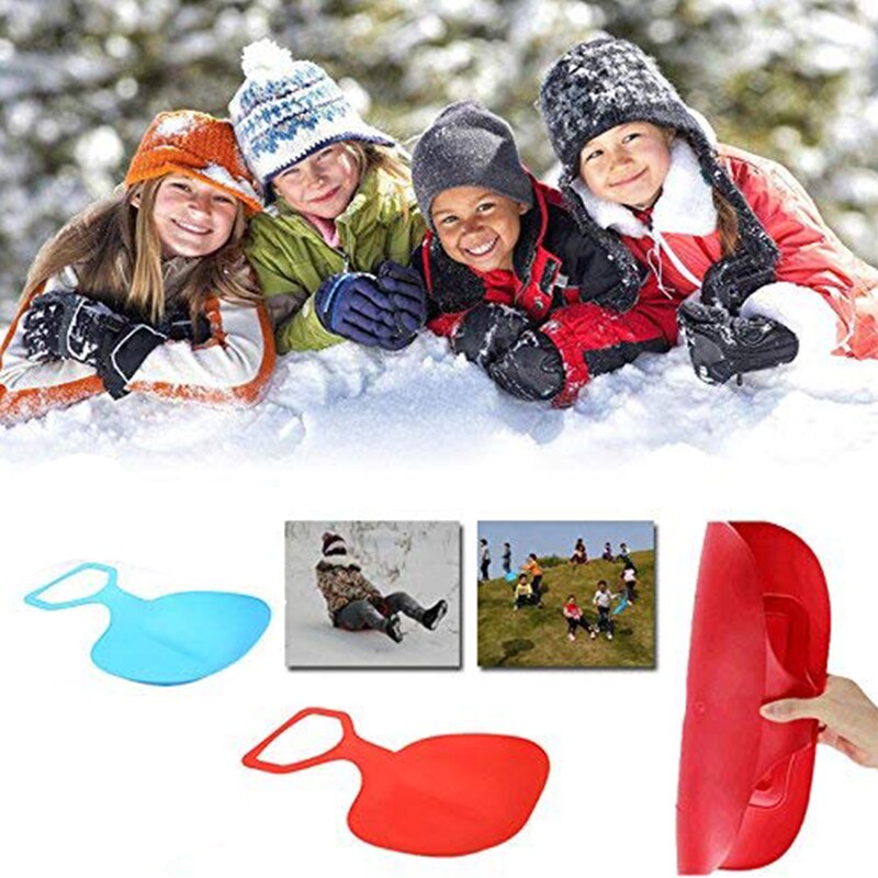 Winter Outdoor Ski Kids Ski Board Slee Party Dikke Plastic Board Zand Gras Slee Ski Schaatsen Grappige Slee Kinderen