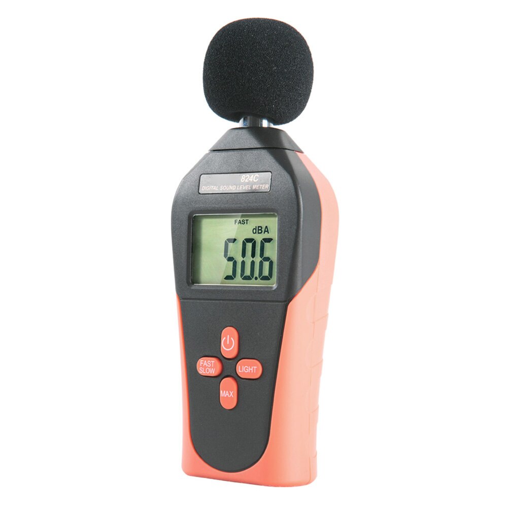 Spot digital lydniveaumåler støjmåler db meter decibel måling 30-130db støjvolumen tester bedste pris