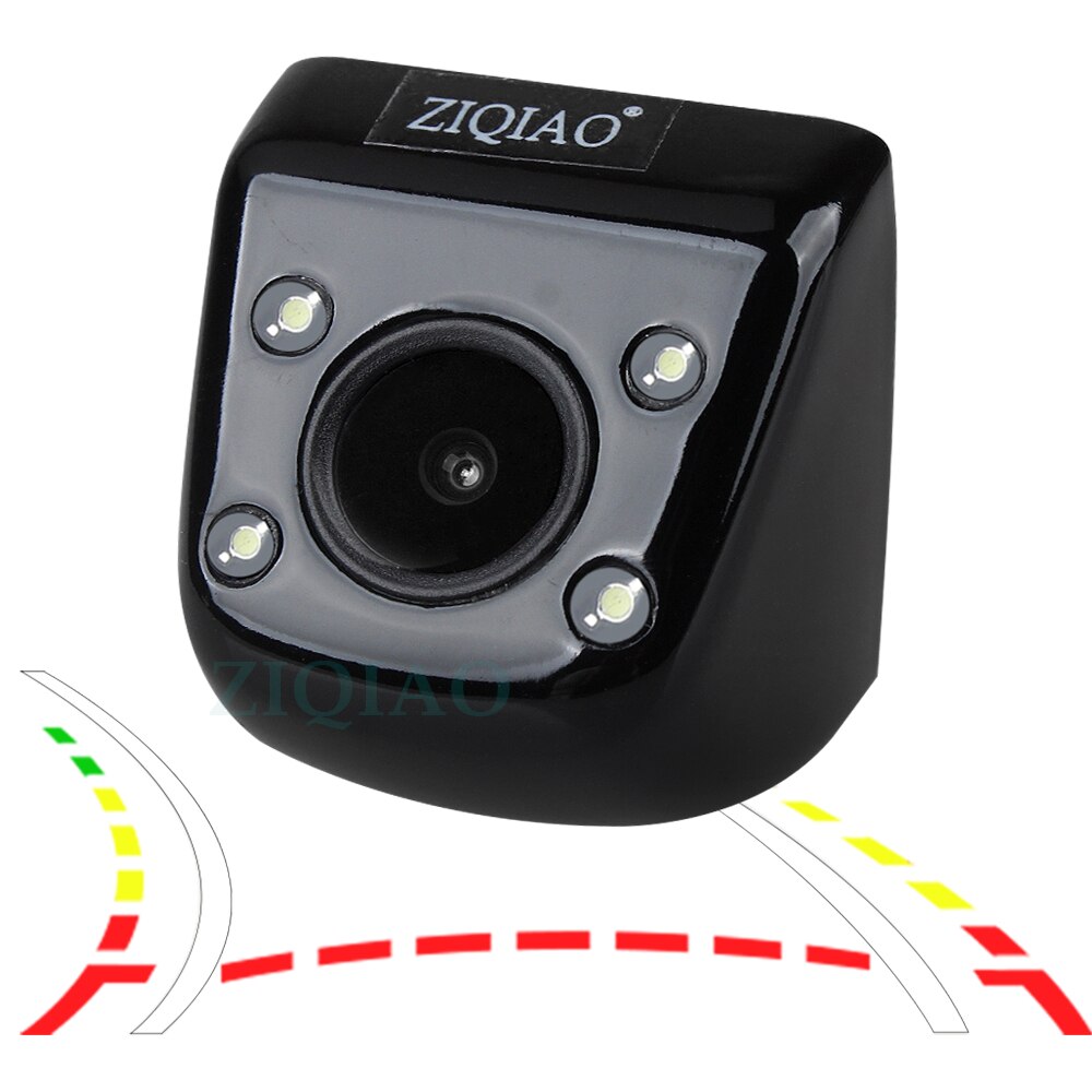 ZIQIAO Auto Infrarot Rückansicht Kamera Universal- HD IR Nachtsicht Parkplatz umkehren Kamera HS009: HS117 Schwarz dynamisch