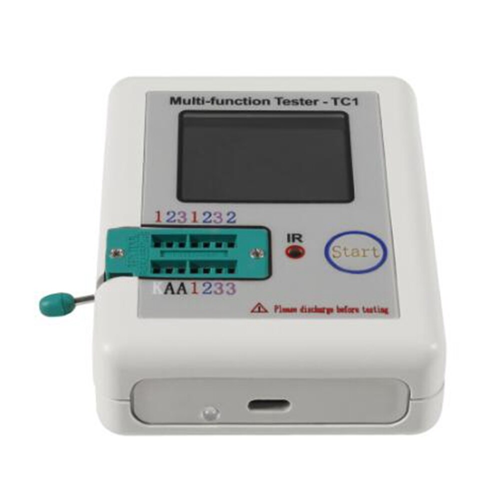 multi-function TC1 Transistor Tester TFT Diode Triode Capacitance Meter LCR ESR NPN PNP MOSFET IR Tester