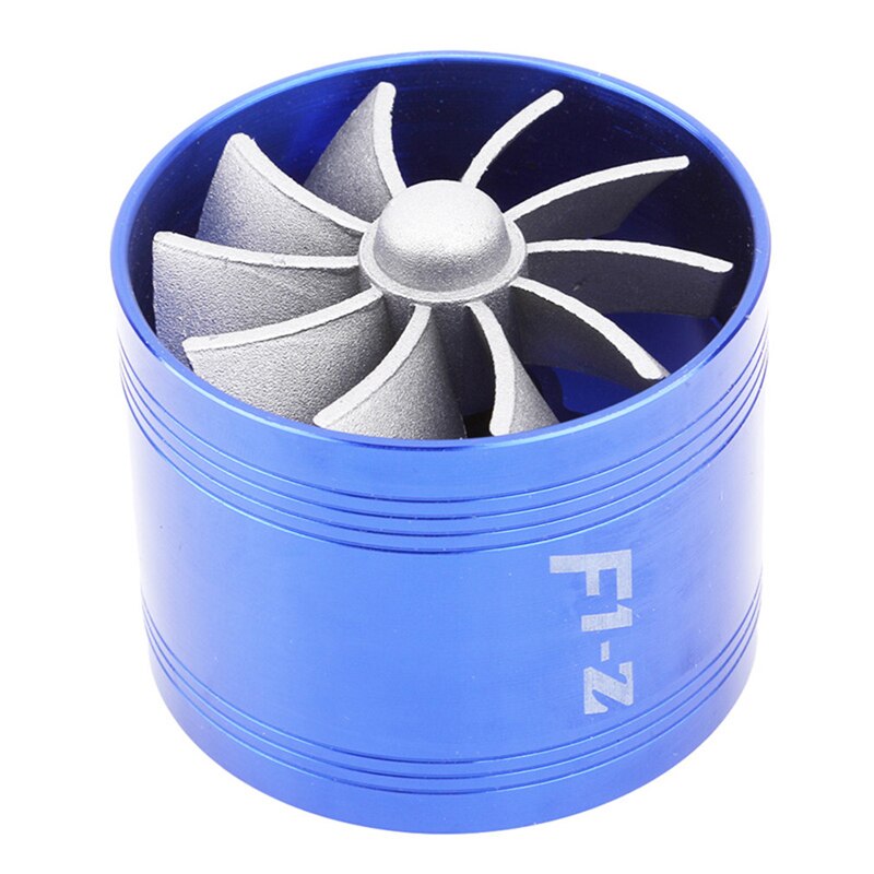 Auto Car Air Intake Turbine Refit Turbo Gas Fuel Oil Saver Fan Turbo Supercharger Turbine