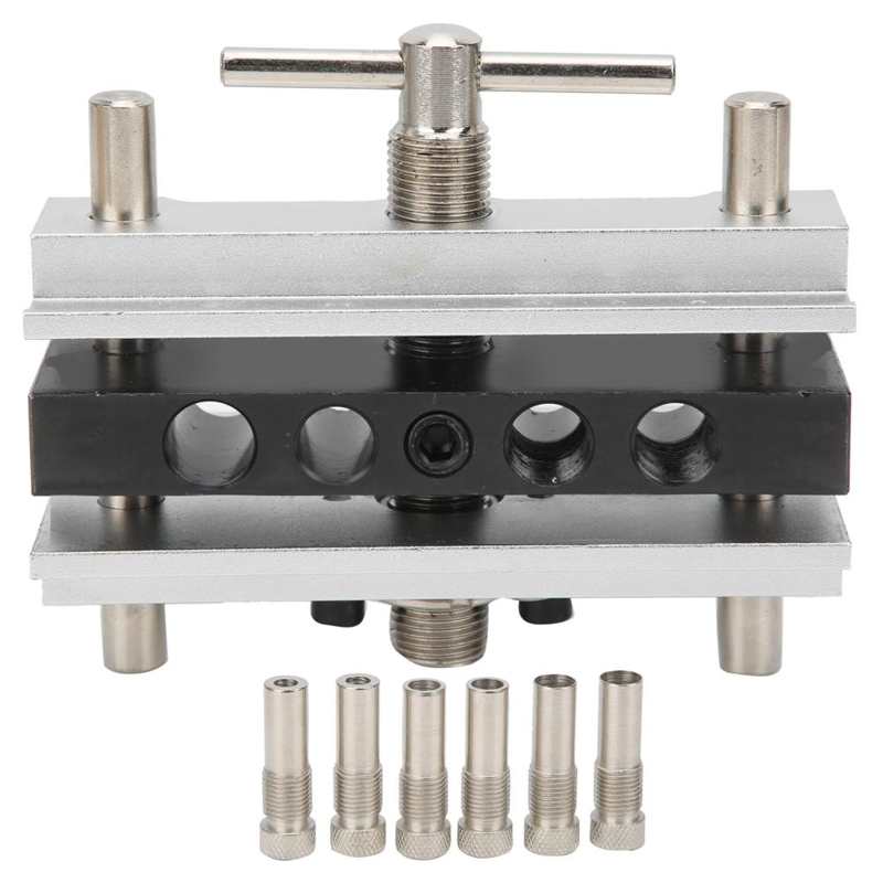 Woodworking Straight Hole Drilling Punch Positioner Guide Locator Hand Tool Centering Doweling Jig
