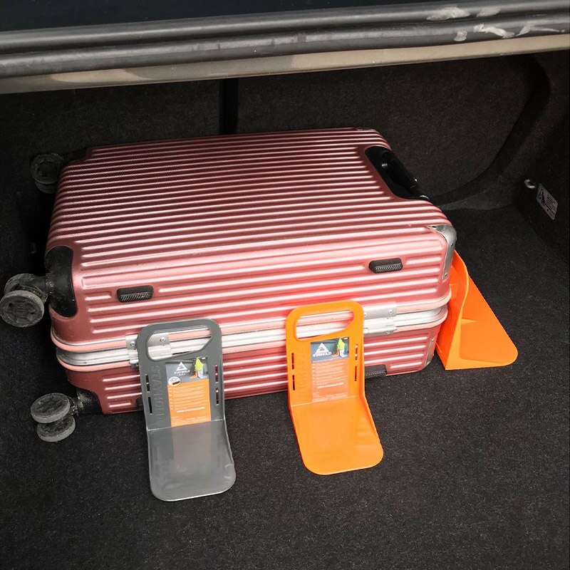4pcs Car Rear Box Sundries Fixed Frame Trunk Organizer Fixed Rack Luggage Box Stand Shake-proof Fence Holder For Car Truck