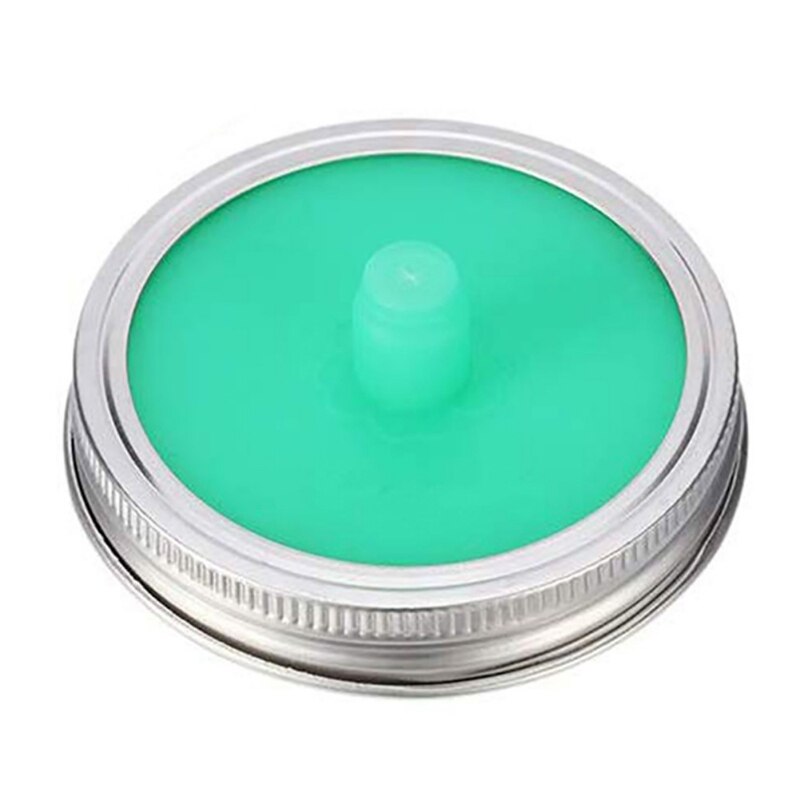 Brede Mond Mason Pot Deksels Siliconen Deksels Met Verzegelde Ring Waterloze Luchtsluis Gisting Deksels Voor Zuurkool Kimchi Pickles: G