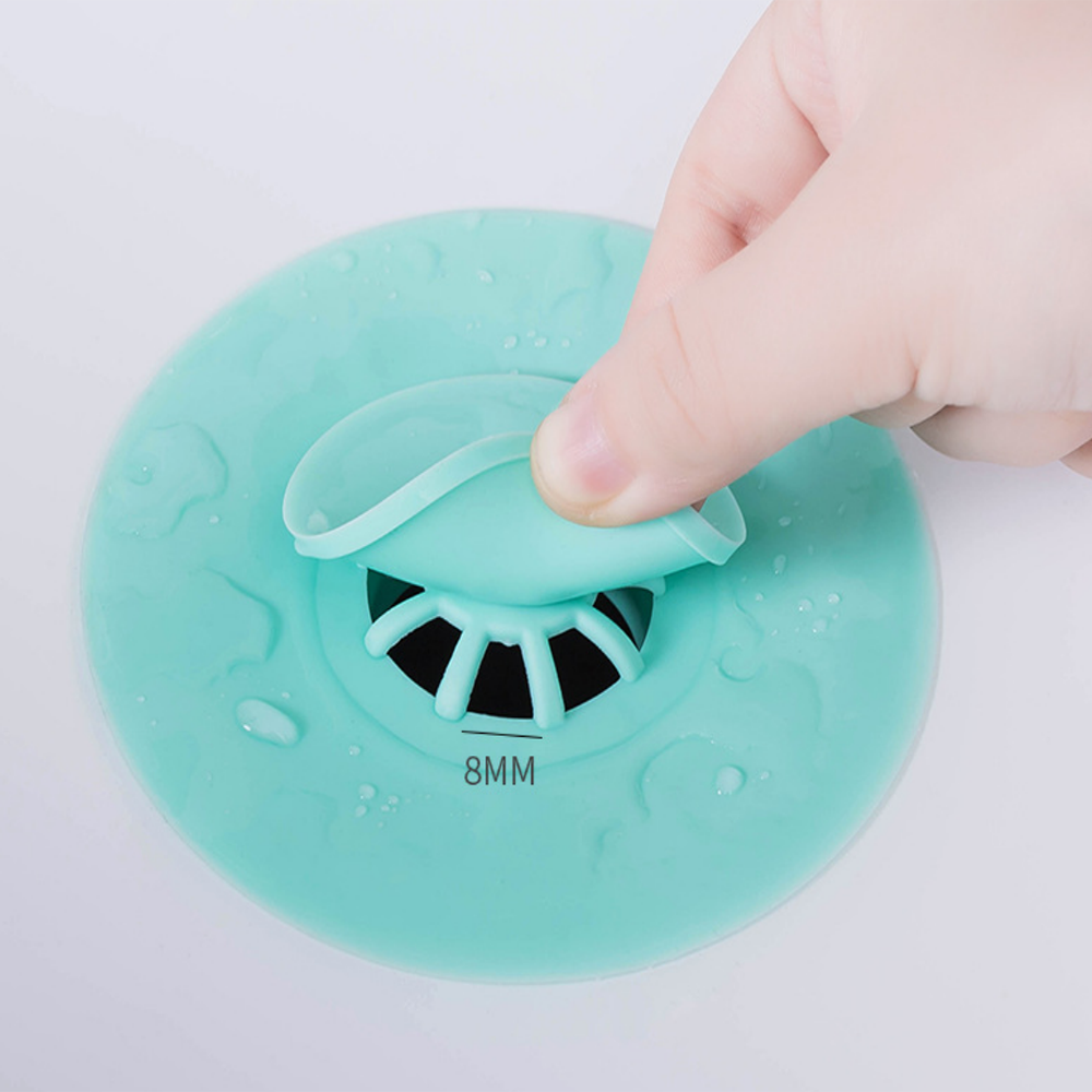 Colador de silicona para fregadero, filtro de desagüe de fregadero, Colector de residuos, accesorios de cocina y baño, coladores, 1 Uds.,