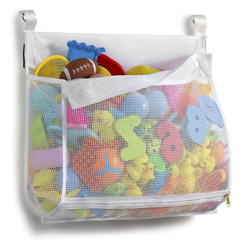 Organizzatore di giocattoli da bagno Little Bear Tiger Baby Kids Toy Storage Mesh Toy Bag Net bagno Organizer Baby Water Shower giocattoli Organizer