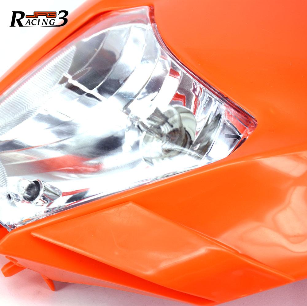 til ktm exc excf xc xcf xcw xcfw sx sxf sxs smr 125 250 350 450 500 505 520 530 motorsykkel universell hodelykt lys frontlys