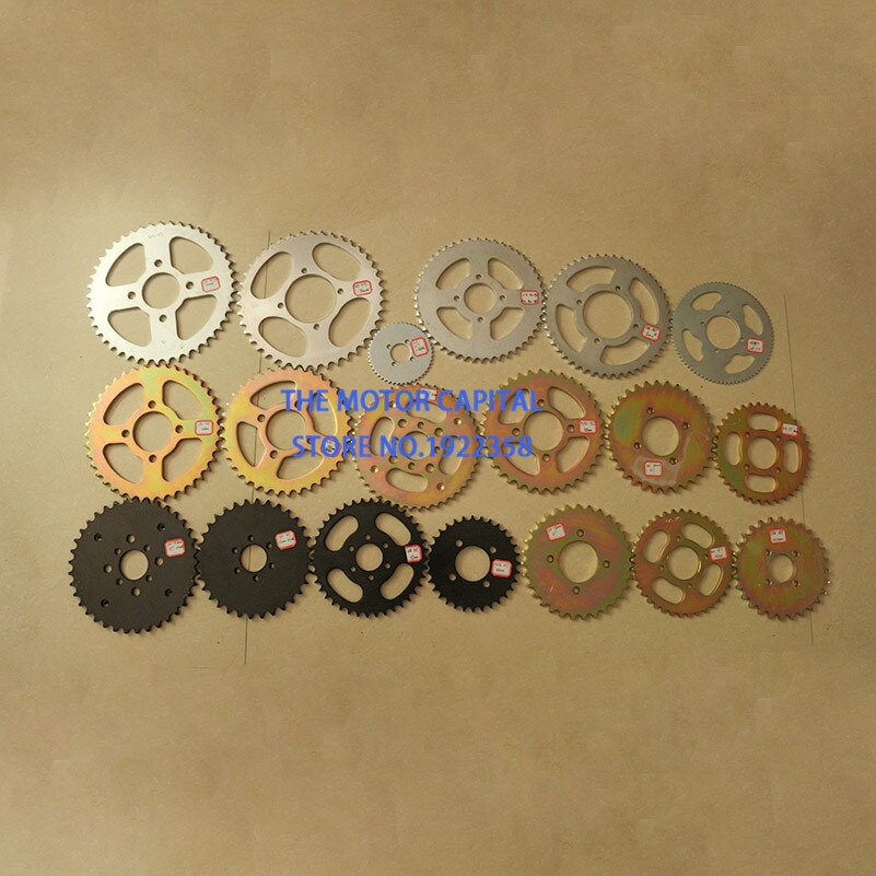 Tandwielen 420/428/520/530 Keten 28/31/32/35/37/40/43/45/48T Tand 37/41/48/58/76Mm Voor Go Kart Bike motorfiets Onderdelen