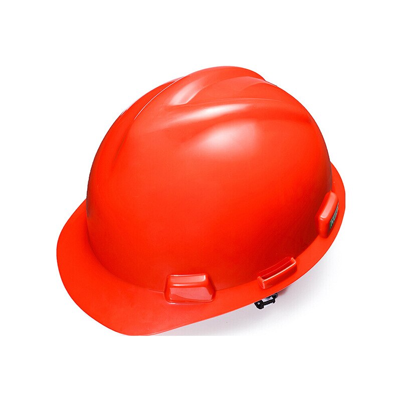 MSA Safety Helmet V-Gard PE Material Type Hard Hat Work Cap Construction Working Protective Helmets Security Labor Helmet: Red