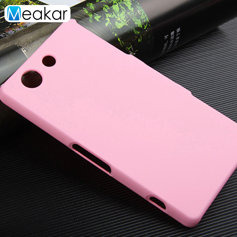 Grind kruimelig Hard Plastic 4.6For Sony Xperia Z3 Compact Case voor Sony Xperia Z3 Compact Z3 Mini Mobiele Telefoon Cover Case: For Z3 Mini / pink