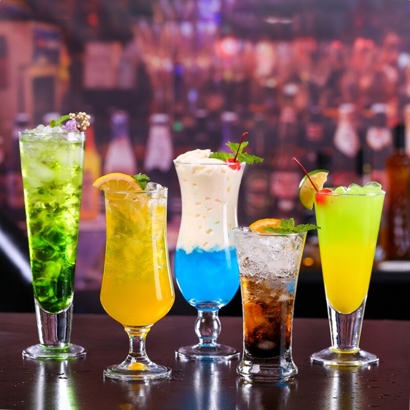 Glas Koude Drank Beker Sap Cup Smoothie Beker Milkshake Beker Melk Thee Cup Creatieve Restaurant Cup Cocktail Cup