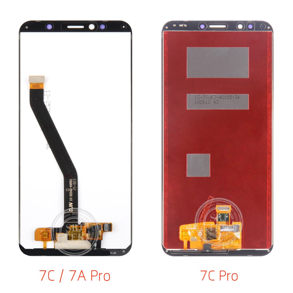 Affichage pour HUAWEI Honor 7c / 7A Pro / 7C / 7C Pro LCD écran tactile numériseur Original noir blanc or bleu ldn-l29 aum-l29