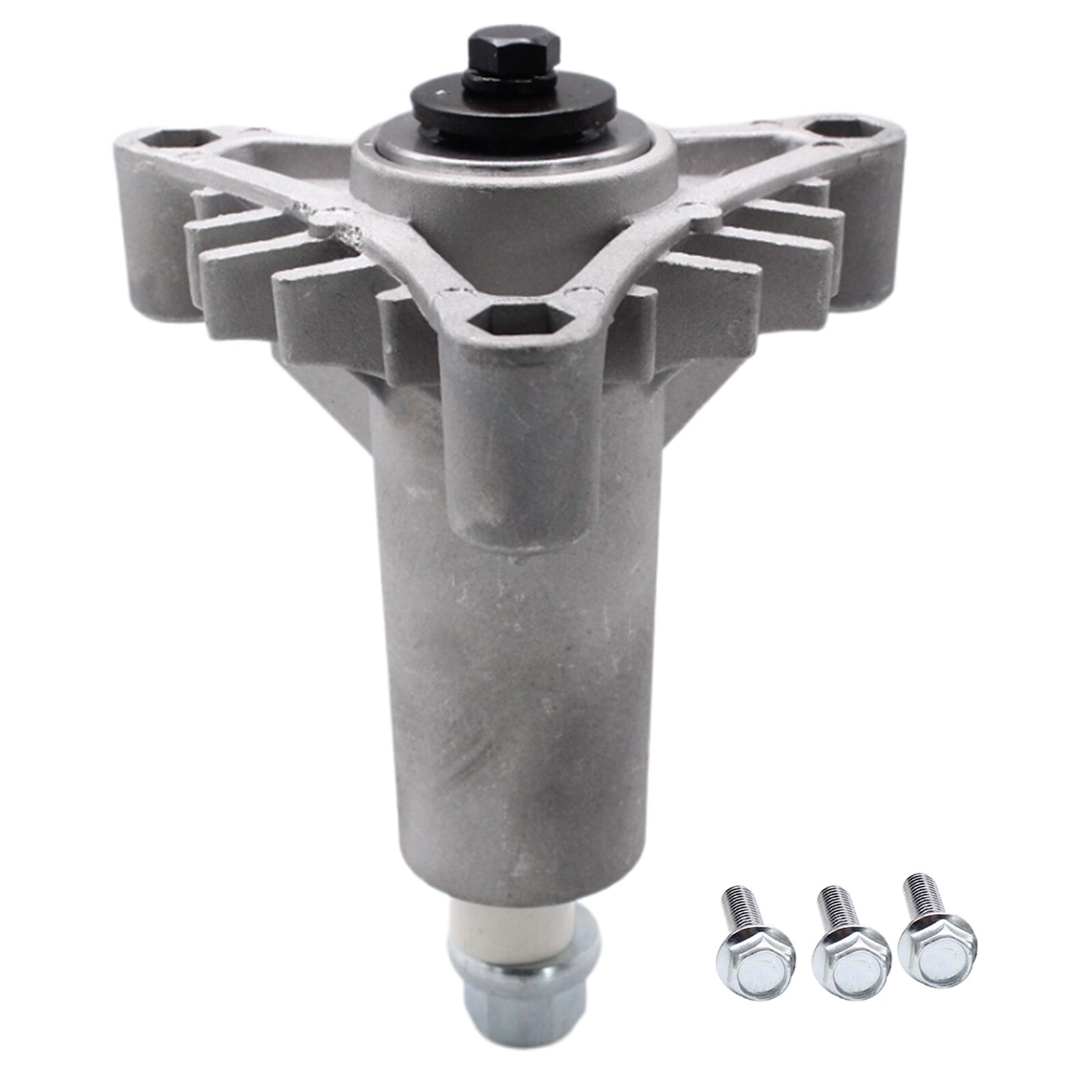 Heavy Duty Mower Deck Parts Replacement Spindle Mandrel for Craftsman with Mounting Holes and Bolts 130794 532130794