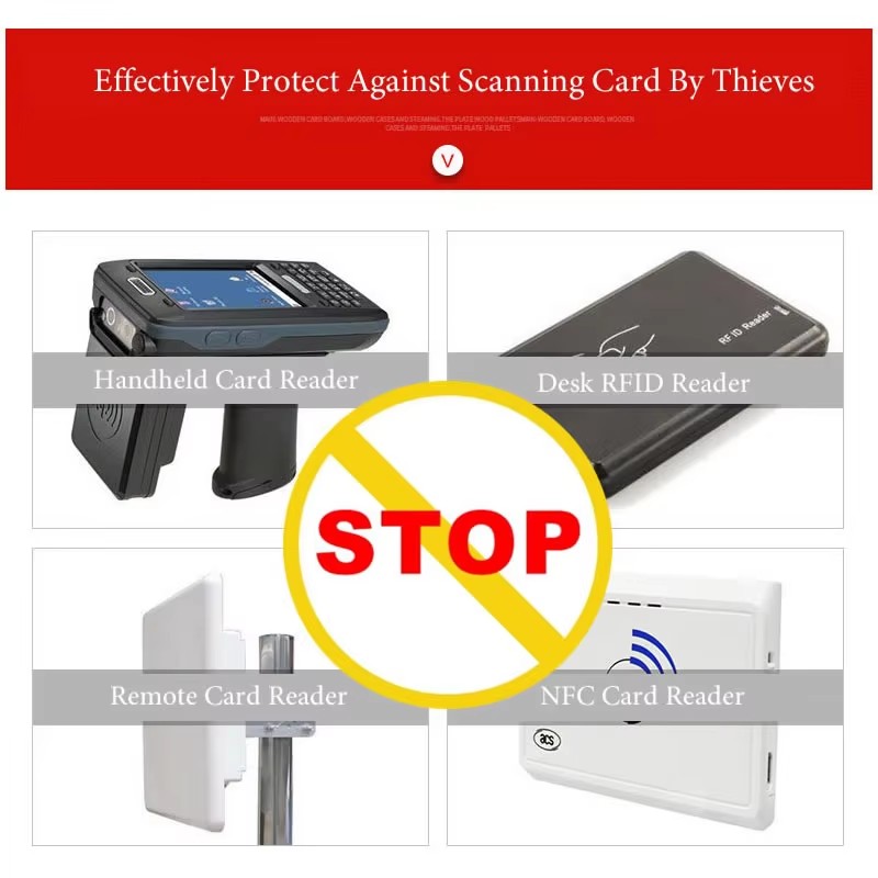 Fundas protectoras para tarjetas bancarias de crédito con bloqueo RFID de Color, tarjetero antiescaneo de papel de aluminio, funda para guardar tarjetas de Control de acceso, 10 Uds.