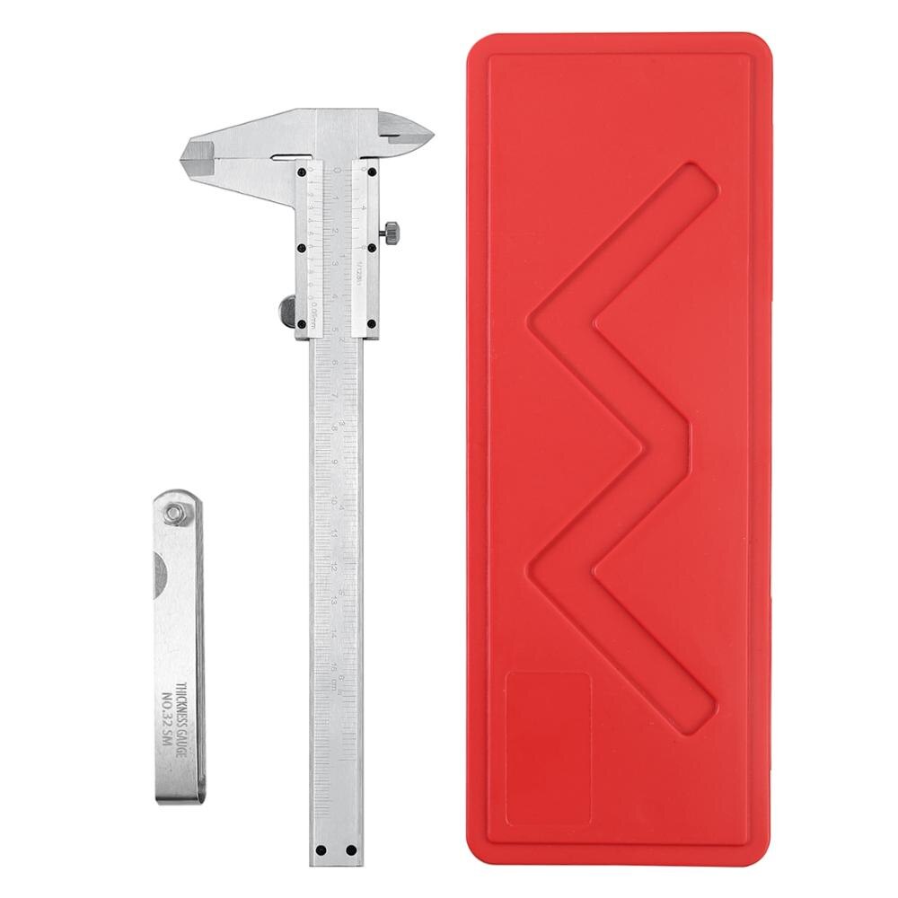 Neoteck Stainless Steel Feeler gauge Vernier Caliper 0-6" Micrometer Measuring Tool 32 Blade Steel Feeler Gauge Measuring Tools: Default Title