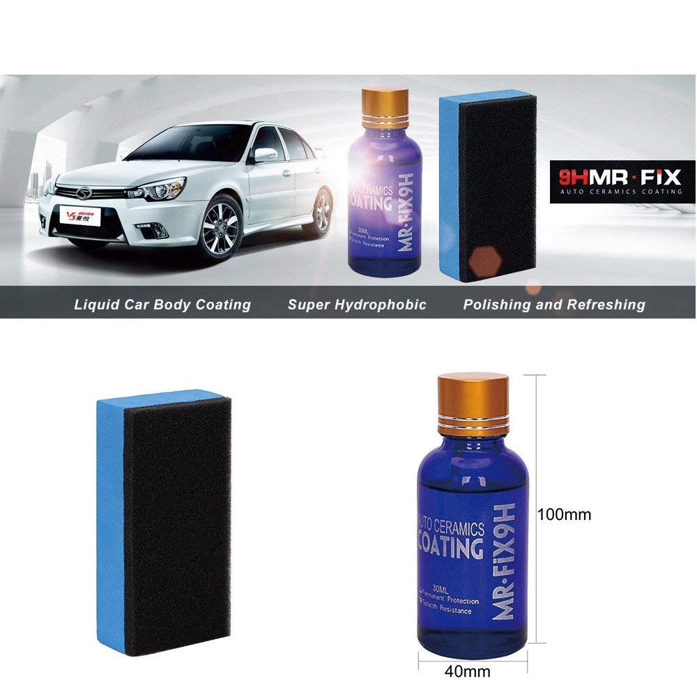 Car Polish Liquid 9H Mir Fix, Kit de revestimiento de coche de cerámica, pulido automático, capa de vidrio, pintura, recubrimiento hidrófobo, pulido de vidrio Z2