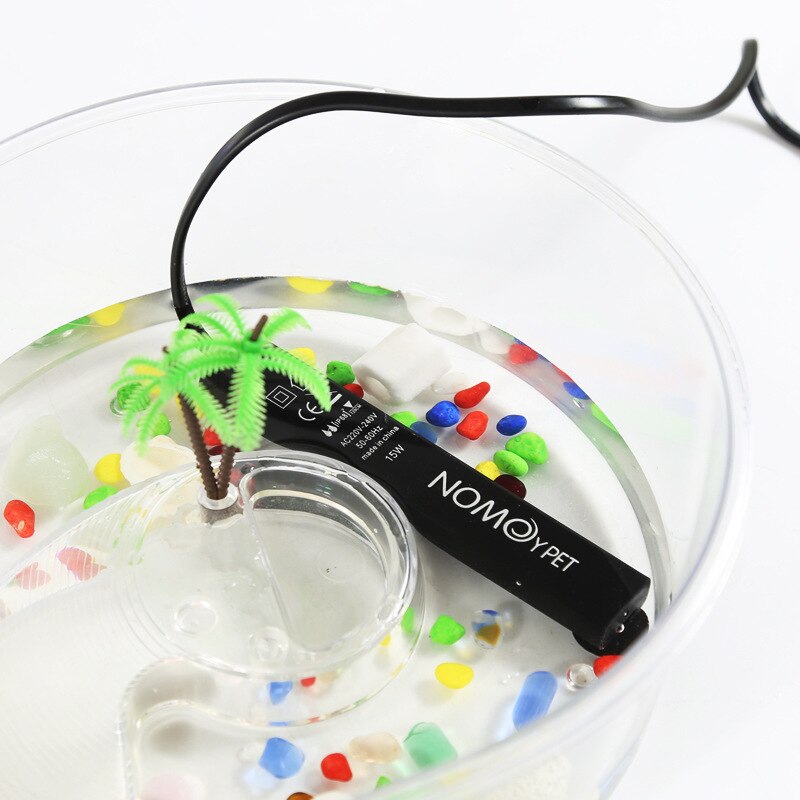 NuoNuoWell 15 Watt/25 Watt Aquarium Mini Heizstab Aquarium Schildkröte 25-28 Grad Automatische Konstante Temperatur tauch Heizung