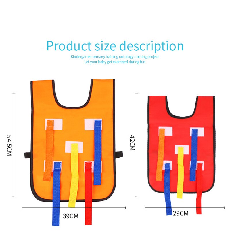 2Pcs Kids Outdoor Funny Game Vest Training Equipment Toys For Children Adult Boys Girls Teamwork Sport Game Toy