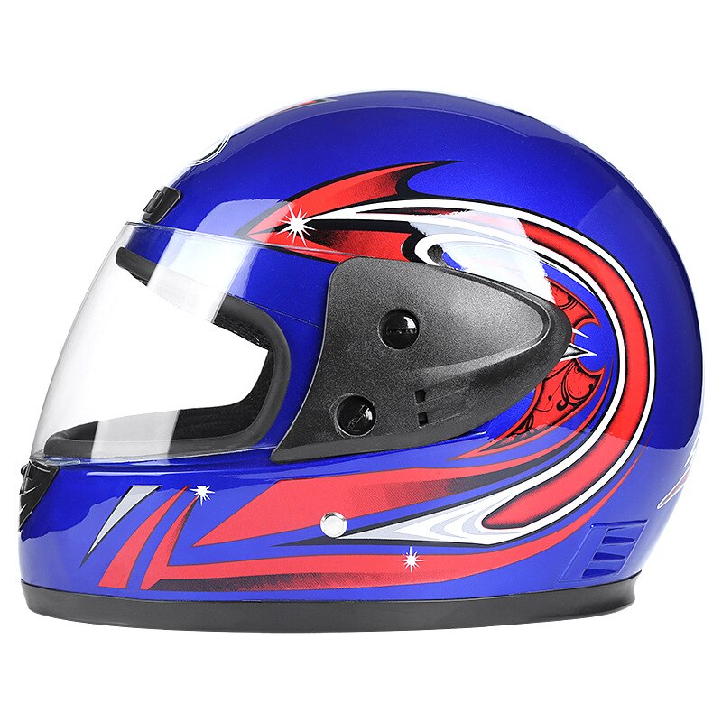 Helmets Motorcycle Full Face Motorcross Helmet Safety Moto Bike Gadgets Crash Helmet ATV DH Racing Scooter Helmet Unisex: Blue