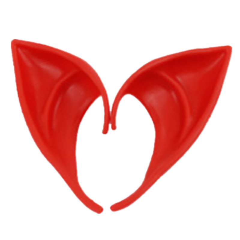 Barn & vuxna mystiska ängelälva öron älva cosplay tillbehör halloween julfest latex prop festivaler roligt: 04