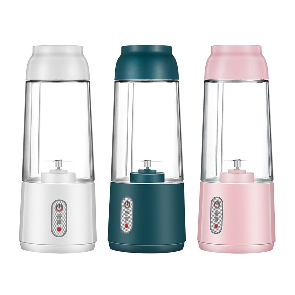 Cordless Personal Blender Travel Outdoors Mini Fast Blender Kitchen Appliances 10 Oz Travel Cup Lid Juice Maker Machine