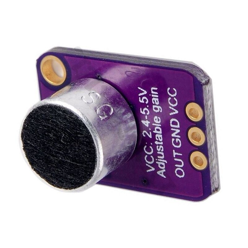 Gy-max 4466 electret microphone amplifier sensor with adjustable gain