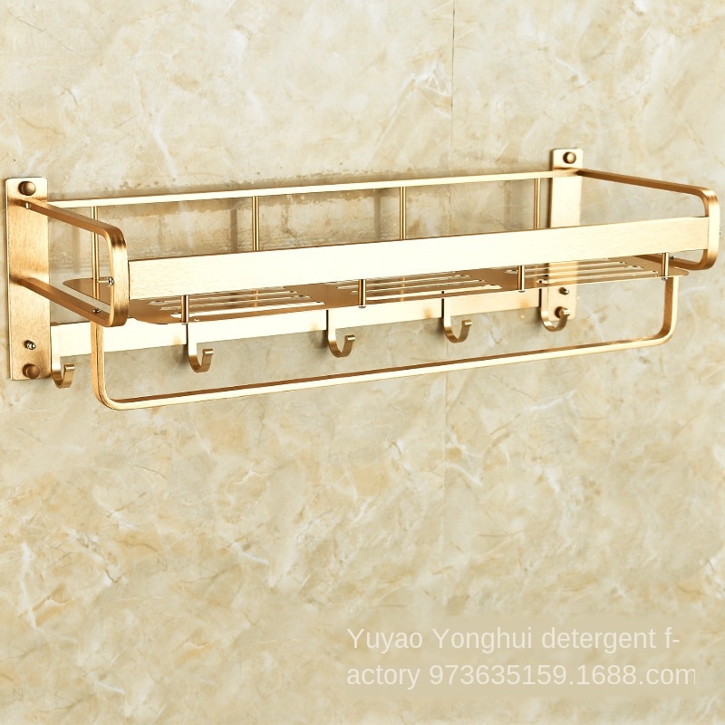 cocina Golden Alumimum Bathroom Towel Rack Gold Ha... – Grandado