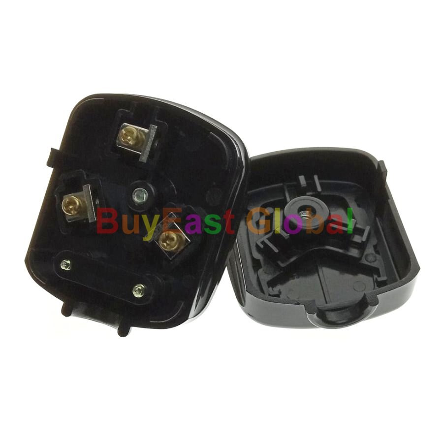 CHINA Standard 3-Pin DIY Rewireable Power Plug AC100~250V 10A Black Color