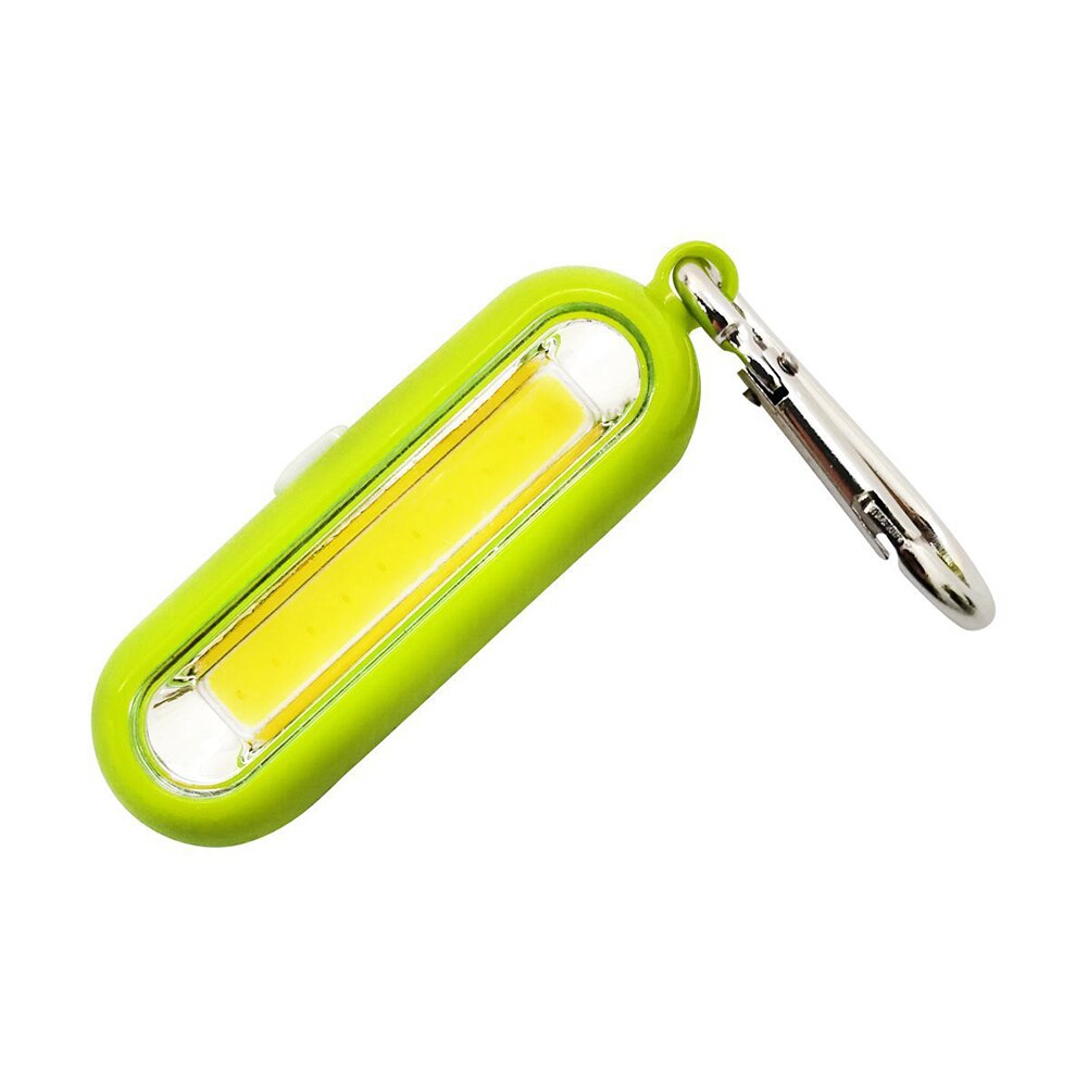 Arrivials bærbar camping mini cob led led lommelygte nøglering praktisk lys lampe karabinhage camping udendørs