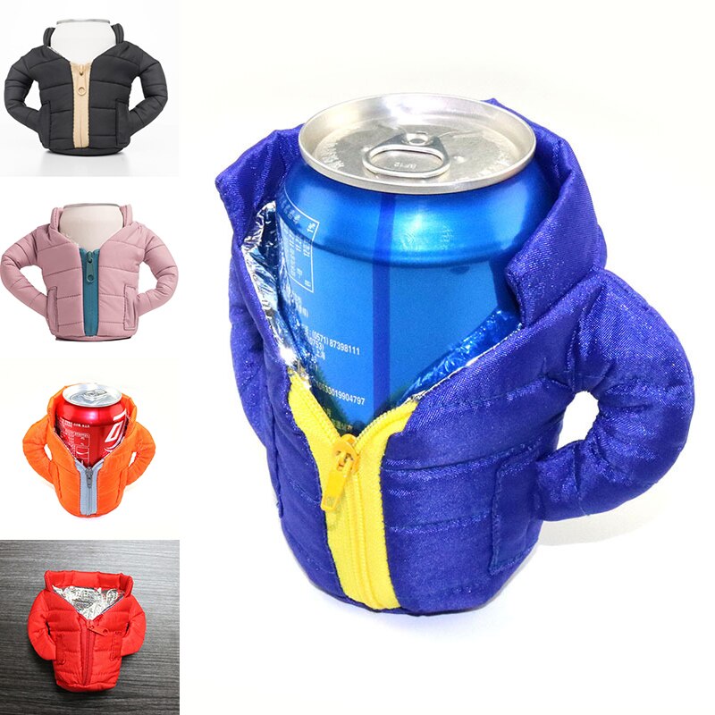 1PC kurtka robić przechowywania napojów fajne piwo ubrania otwieracz robić butelek kurtka robić przechowywania napojów fajne picie piwa fajny napój