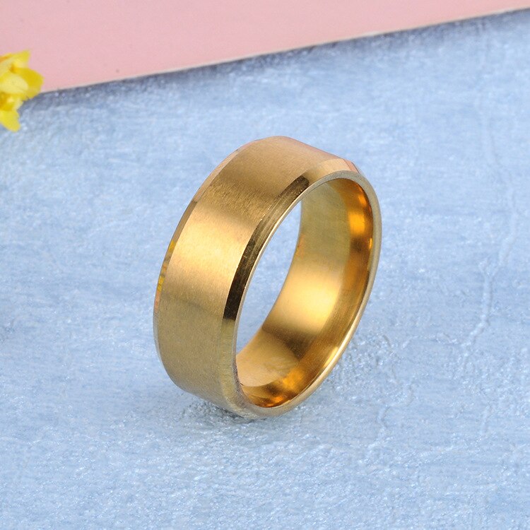 Ring Mannen Titanium Zwart