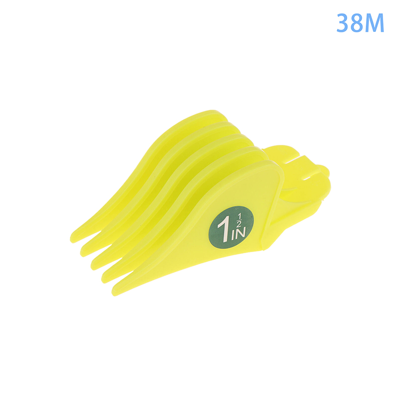 Stor kam 32mm 38mm 51mm for hårklipperbeskyttere frisørsalong klippeguide kammer elektriske klippere tilbehør: Mørk khaki